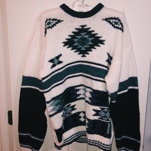 Trendy vintage oversized sweater